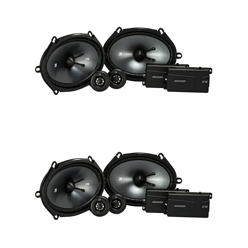 Kicker CSS68 6x8-INCH (160x200mm) COMPONENT SYSTEM WITH .75-INCH